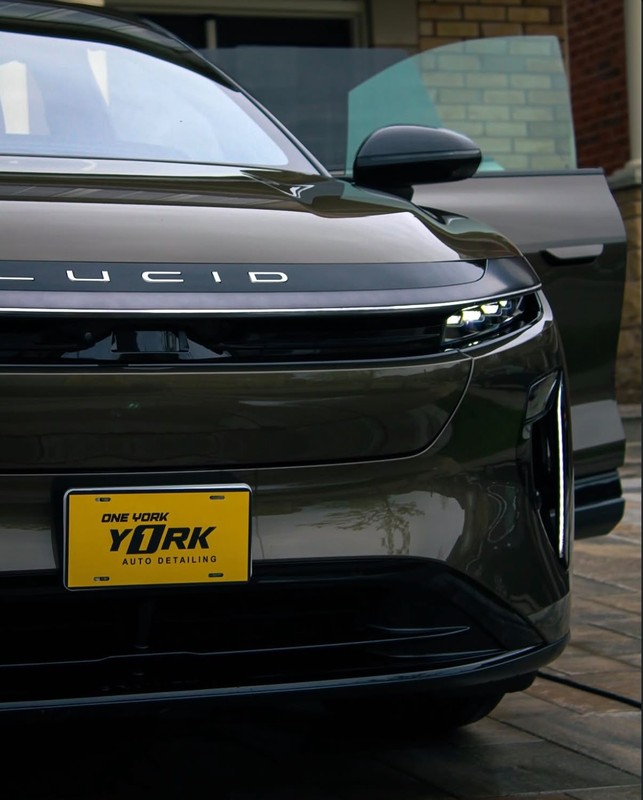 Lucid Gravity Touring paint correction & ceramic coating — ONE YORK Detailing